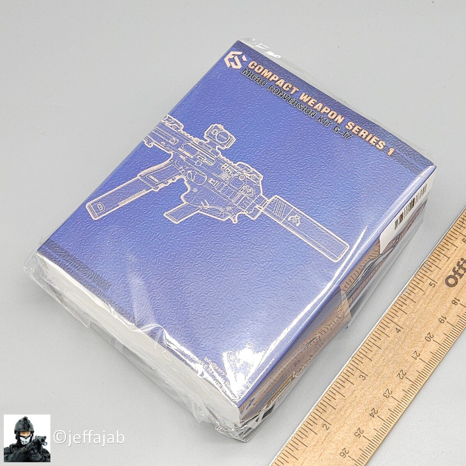 1:6 scale Easy & Simple Compact Weapons #1 - Micro Conversion Set B Green PDW