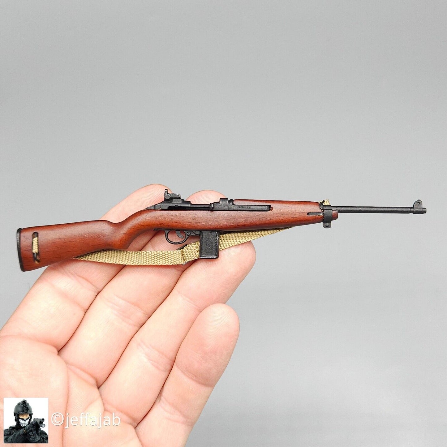 1:6 scale DiD WWII Sergeant Horvath M1 Carbine (Wood & Metal) for 12" Figures