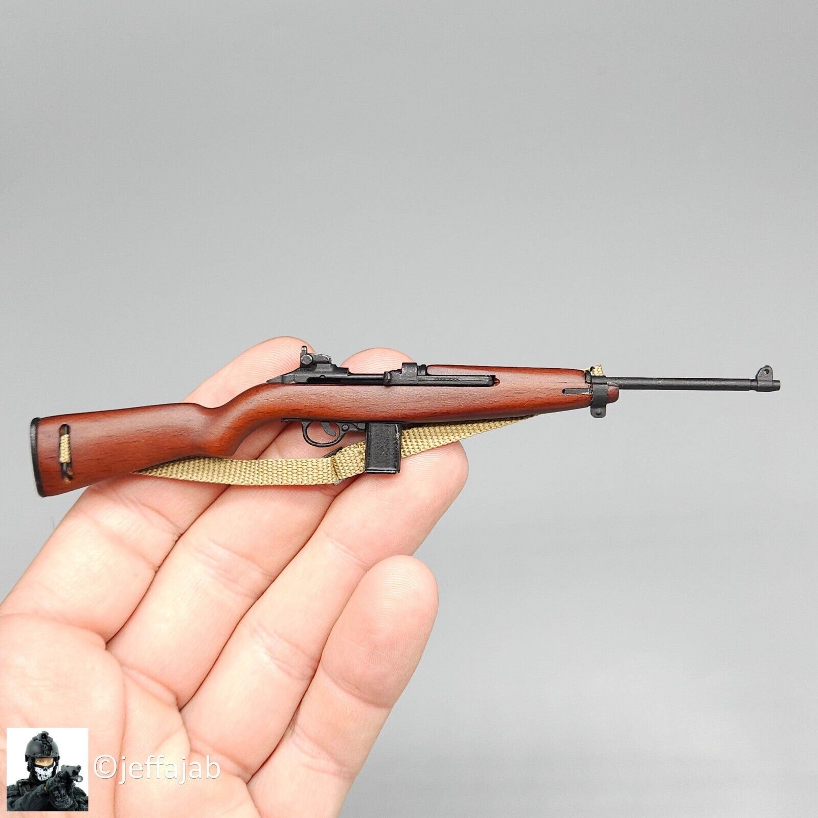 1:6 scale DiD WWII Sergeant Horvath M1 Carbine (Wood & Metal) for 12" Figures