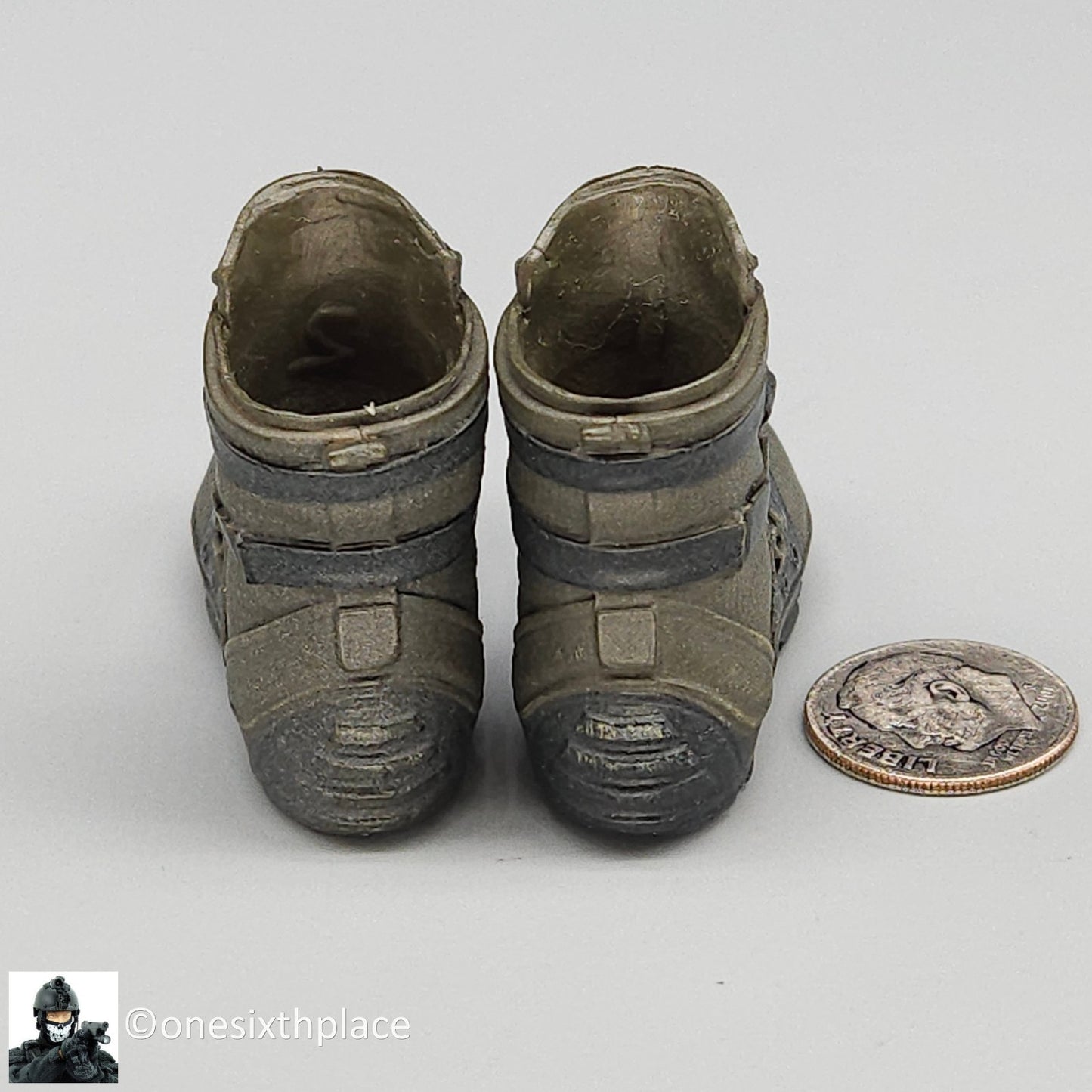 1:6 scale Ubicollectibles Agent Brian Johnson Tactical Boots (Peg Type)
