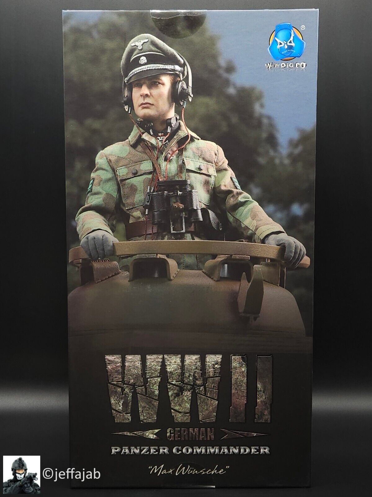 1:6 scale DiD  WWII German Panzer Tank Commander Max Wünsche 12" Figure D80176