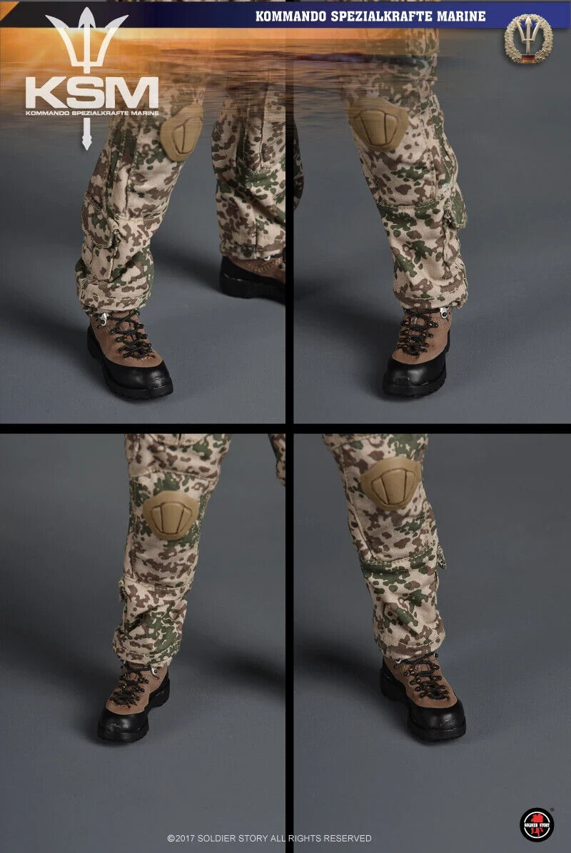 1:6 scale Soldier Story German KSM VBSS GTX Boots (Foot Type) for 12" Figures