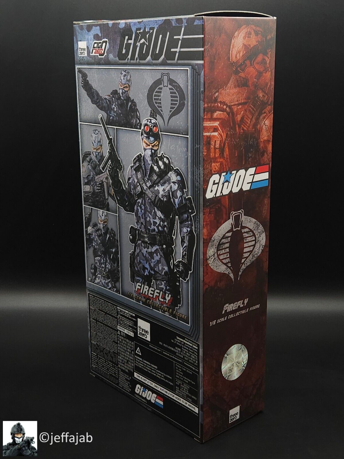 1:6 scale 3A ThreeZero GI Joe Firefly 12" Figure 3A-3Z0348 ThreeA