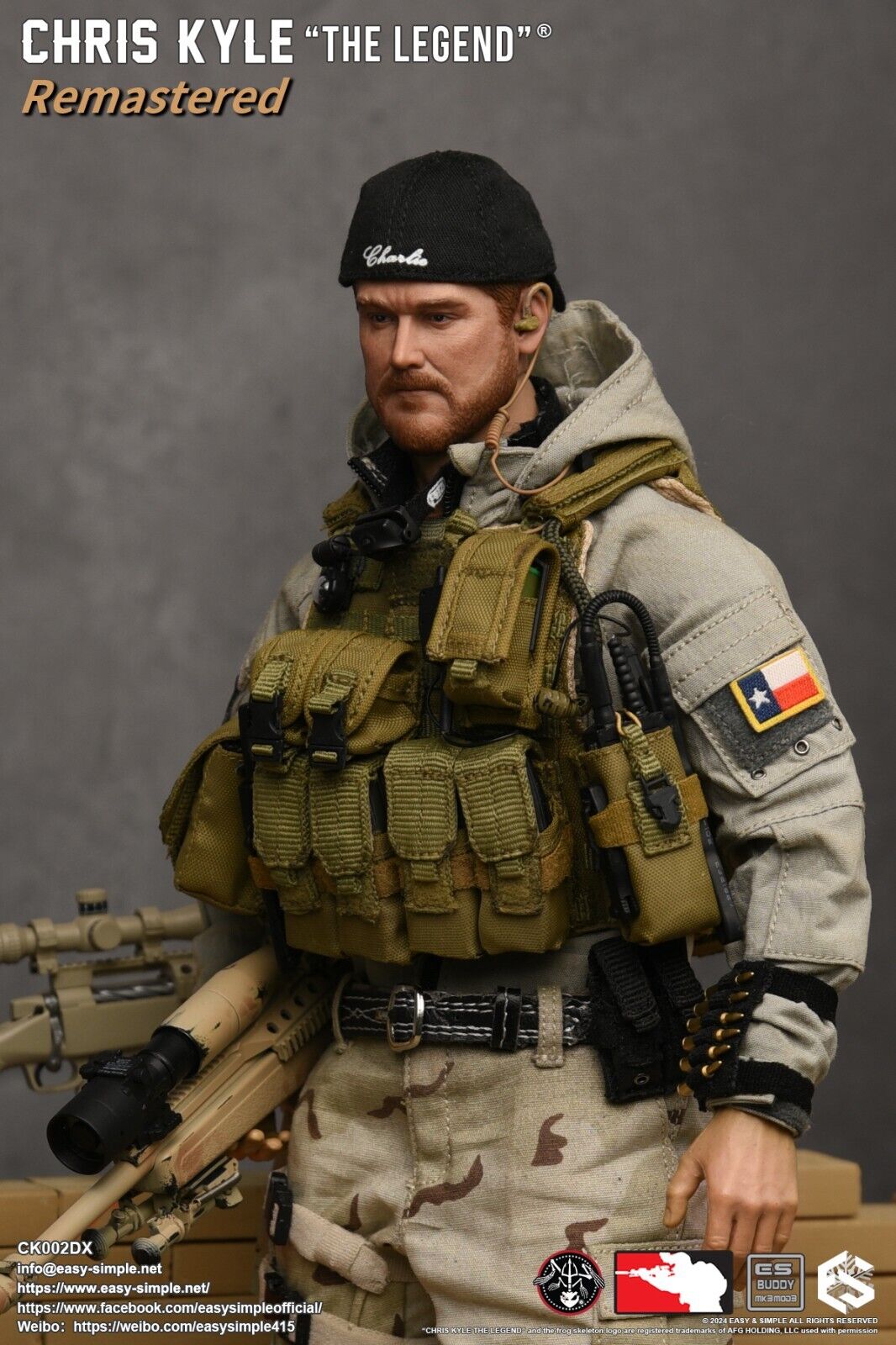 1:6 scale Easy & Simple Chris Kyle The Legend Remastered Deluxe Version CK002DX