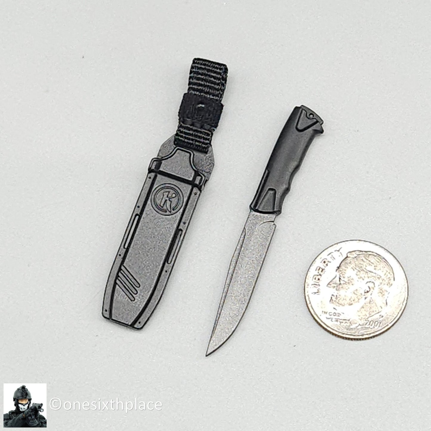 1:6 scale Easy & Simple Russian ALPHA Team Leader Combat Knife for 12" Figures