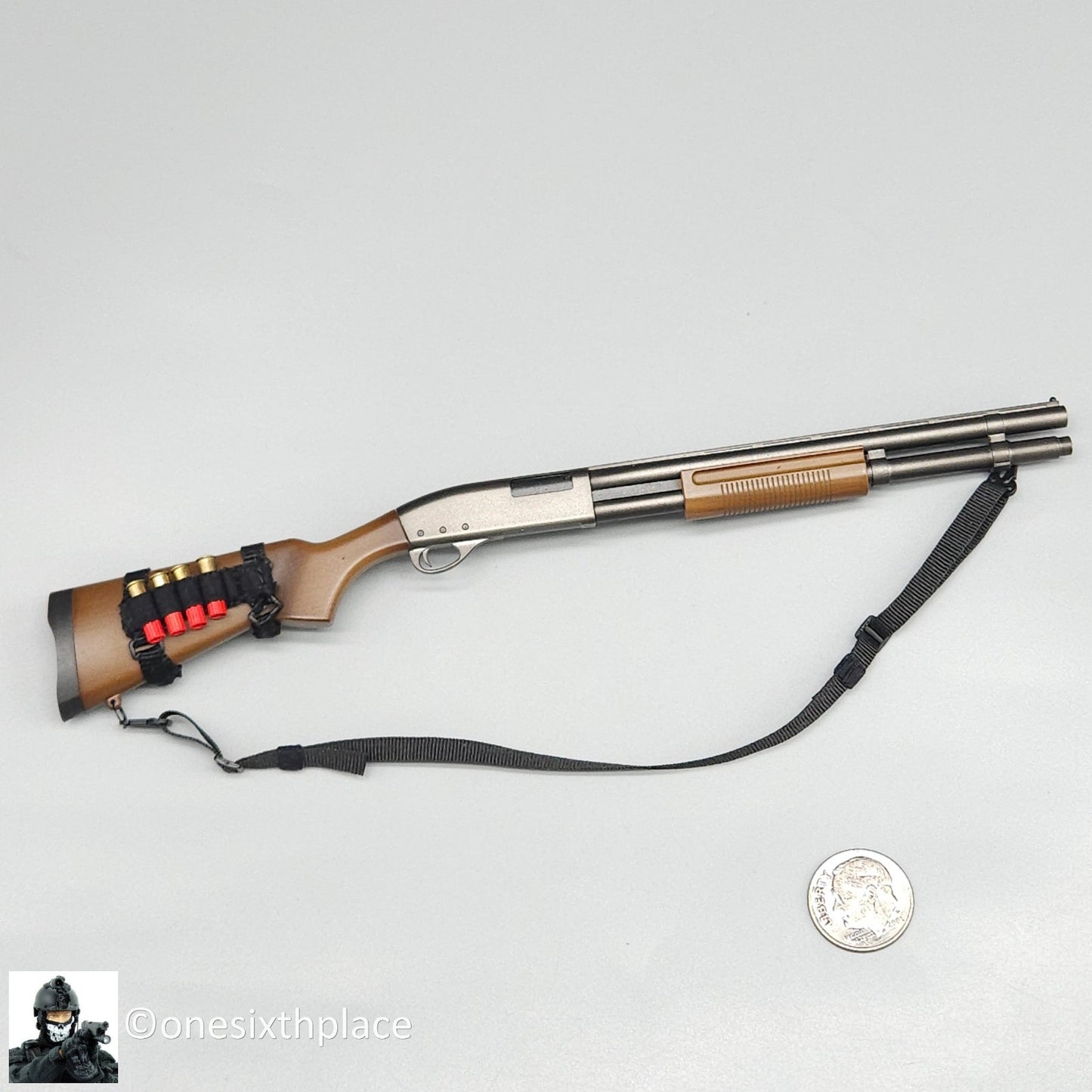 1:6 scale DamToys Leon Kennedy Remington M870 Shotgun w/ Shells