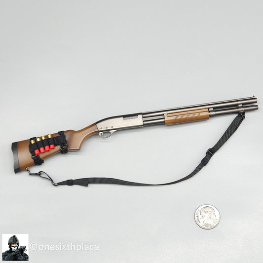 1:6 scale DamToys Leon Kennedy Remington M870 Shotgun w/ Shells