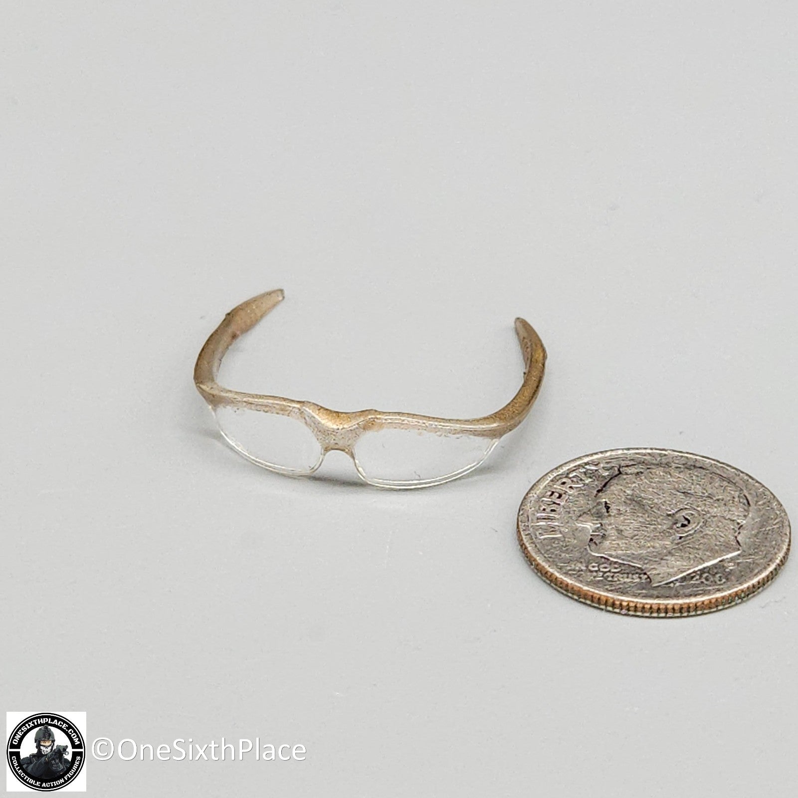 1:6 scale Fire Girl Female CQB Tactical Agent Gold Glasses for 12" Figures