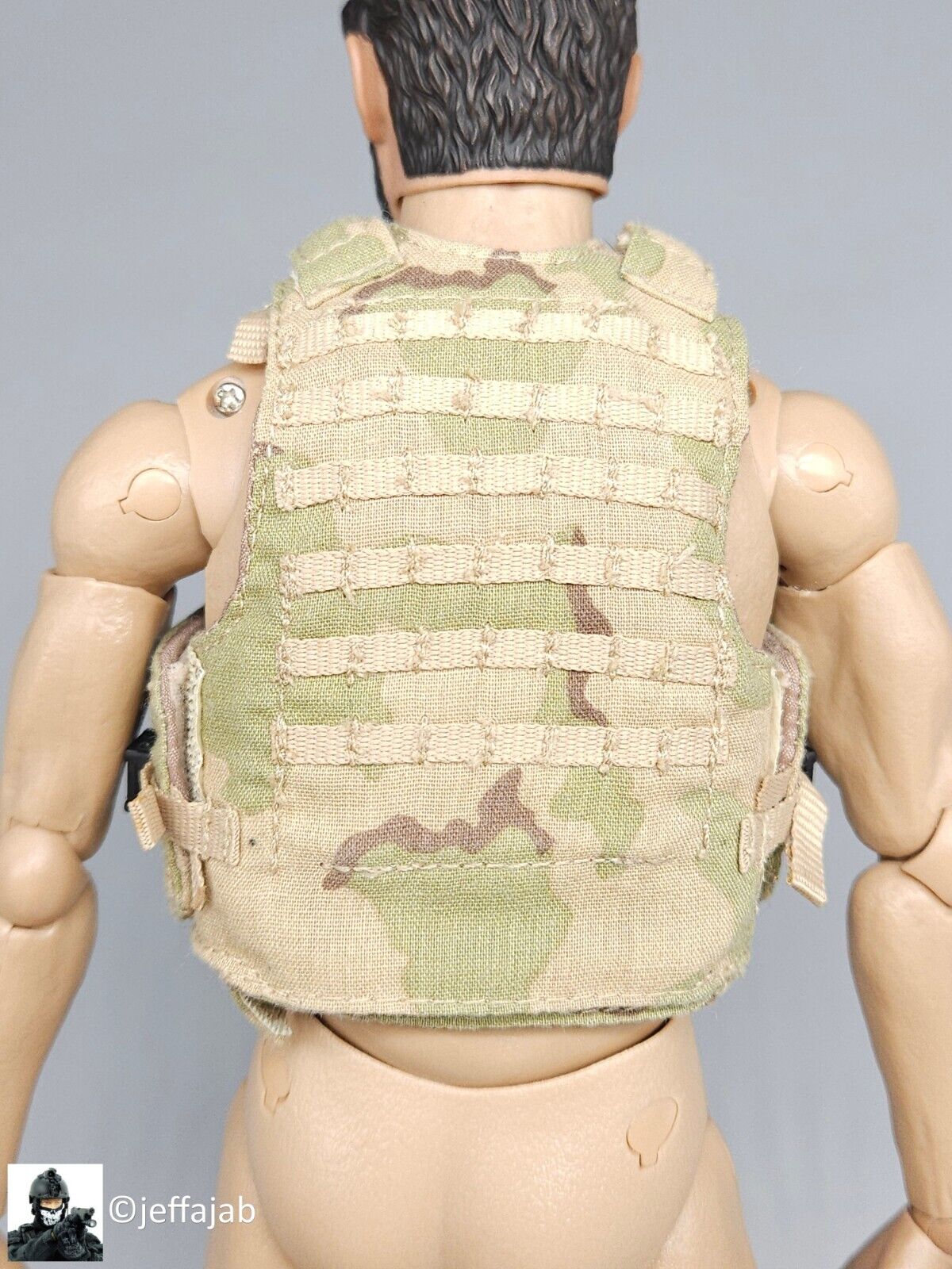 1:6 scale BBI Desert Camo SPEAR Body Armor Vest for 12" Figures SEAL ARMY USMC