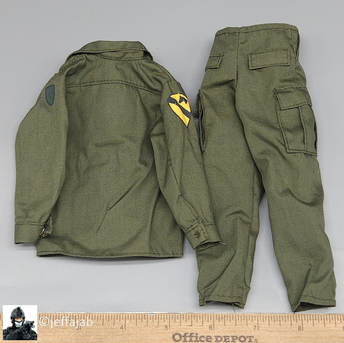 1:6 Ultimate Soldier US Vietnam Air Cavalry Pilot Uniform for 12" GI Joe Dragon