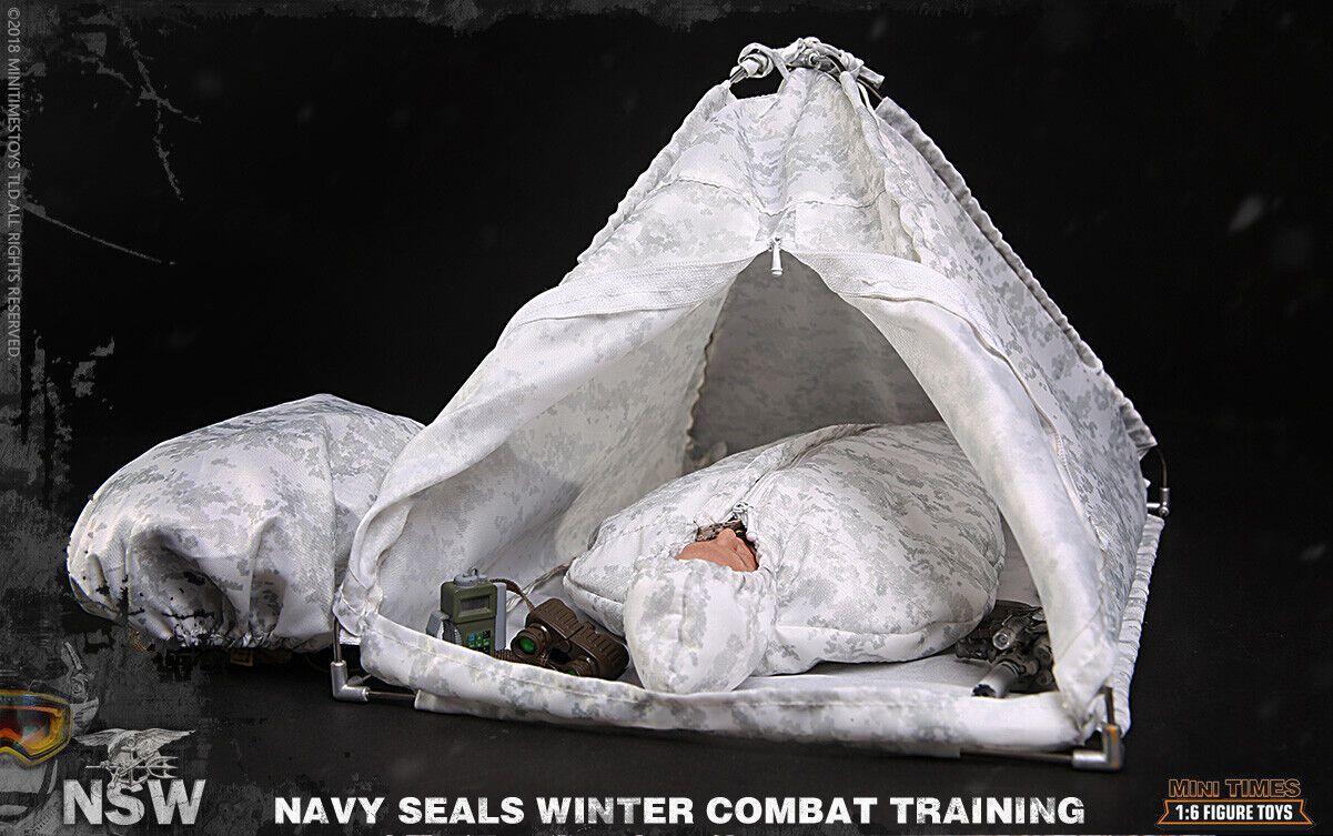 1:6 Mini Times Navy SEAL Winter Camo Backpack Cover 12" GI Joe Dragon Dam