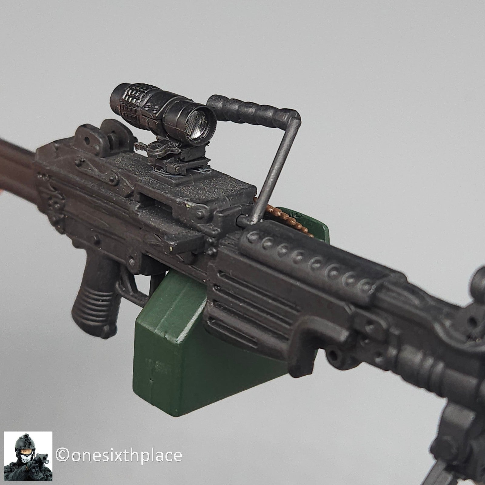 1:6 Ultimate Soldier Custom M249 SAW FN Minimi Machine Gun for 12" Figures