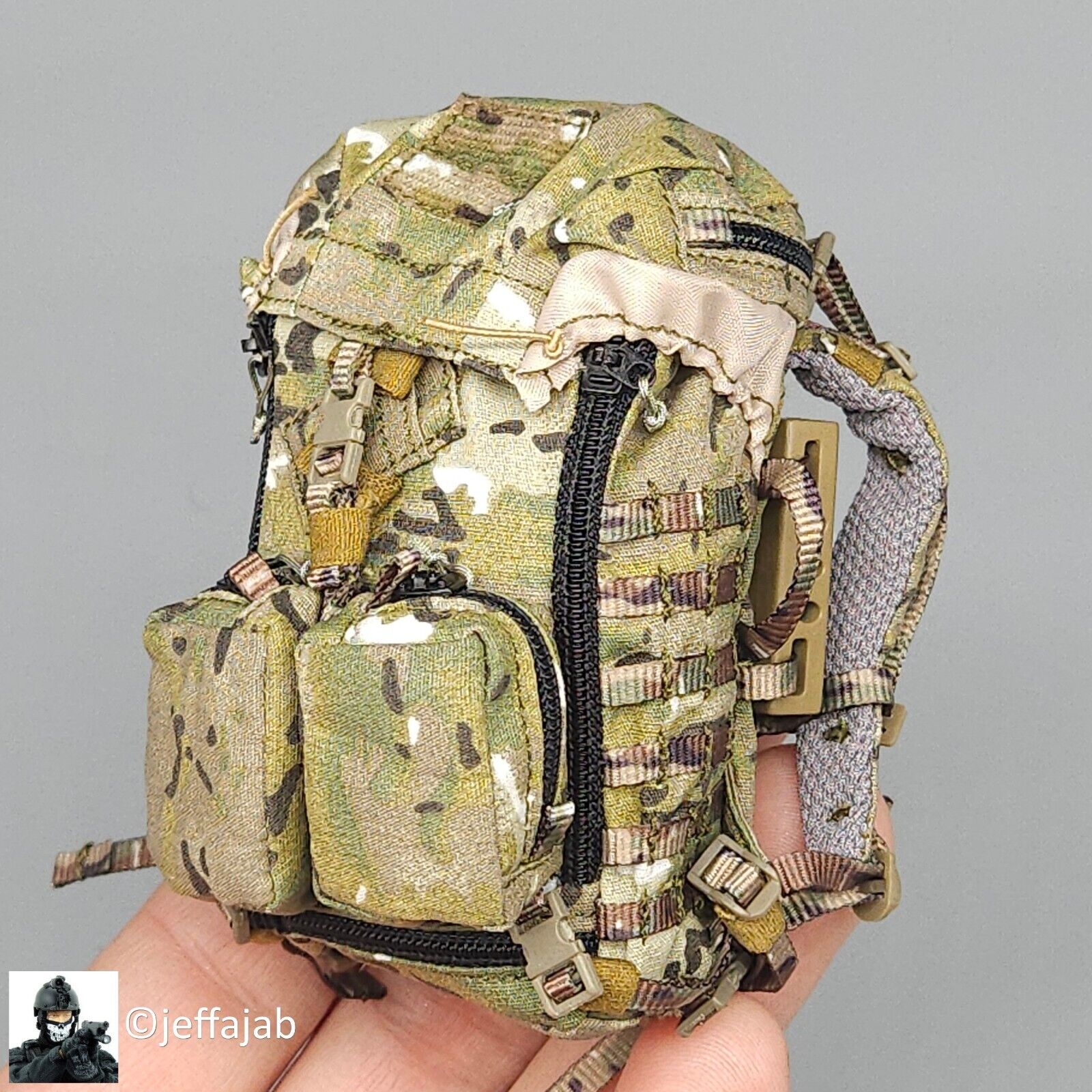 1:6 Easy & Simple 13th MEU Maritime Raid Force Multicam Backpack for 12" Figures