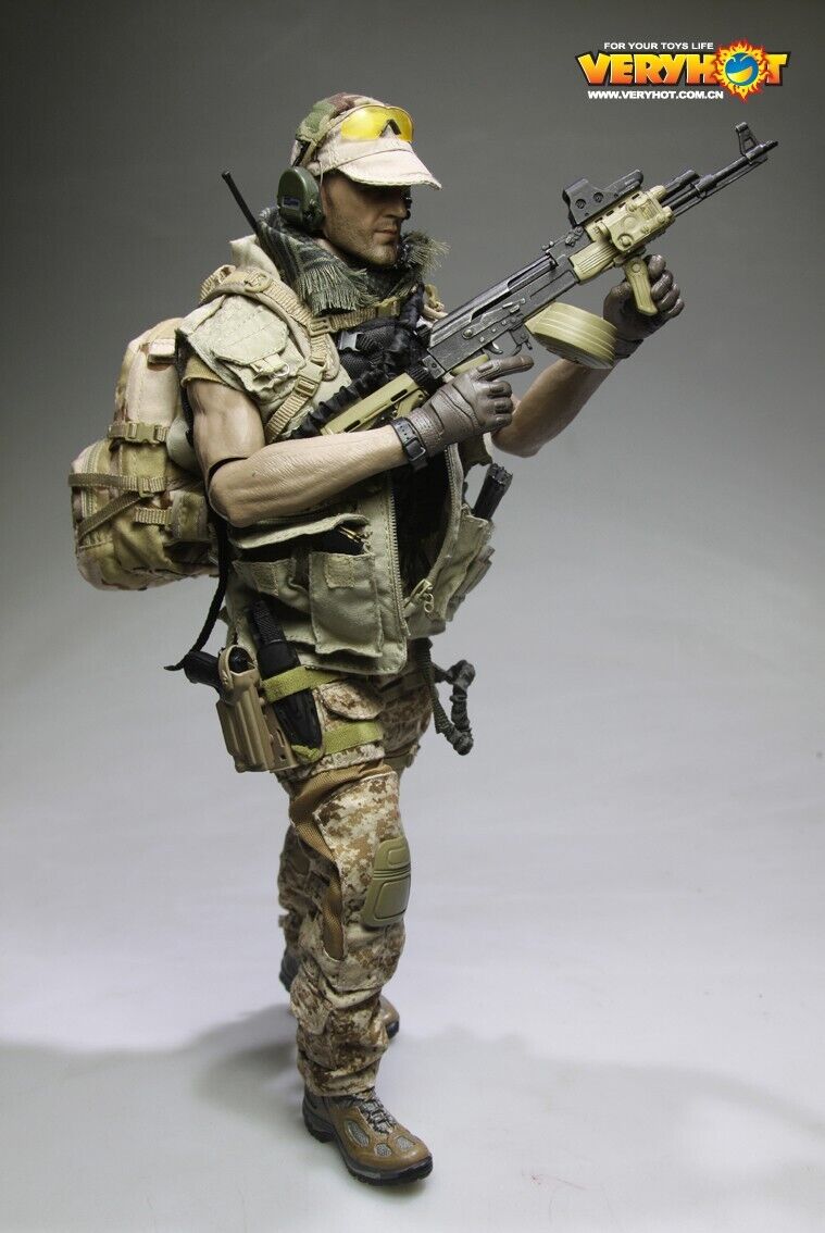 1:6 Very Hot Toys PMC Tactical Gloved Hands for 12" Figures VHT