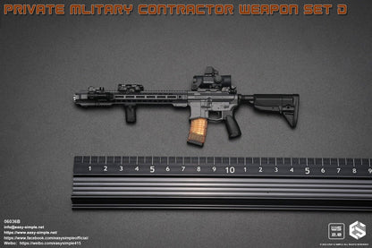 1:6 Easy & Simple Private Military Contractor Weapon Set D Ver. B for 12" Figure