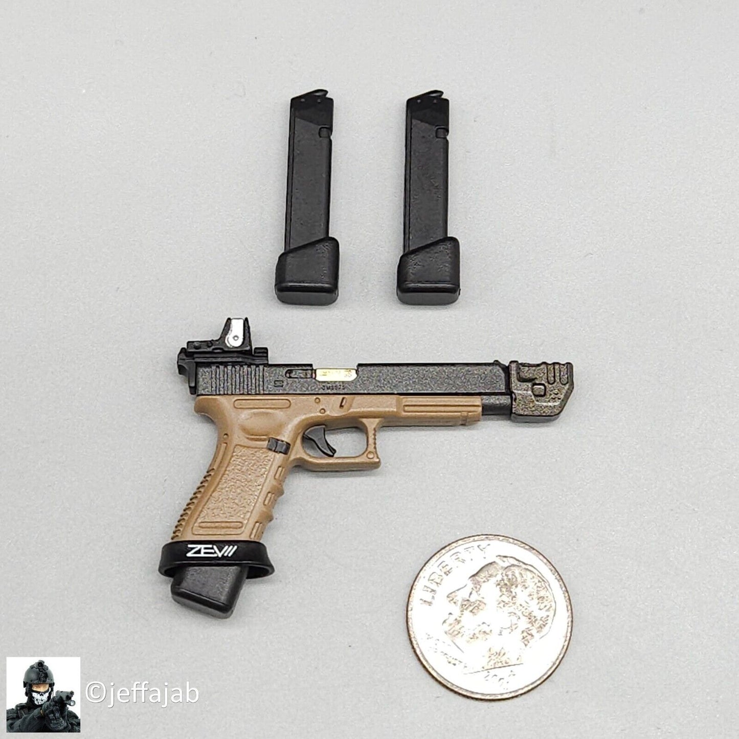 1:6 Easy & Simple PMC Field Recce G34 9mm Pistol for 12" Figures