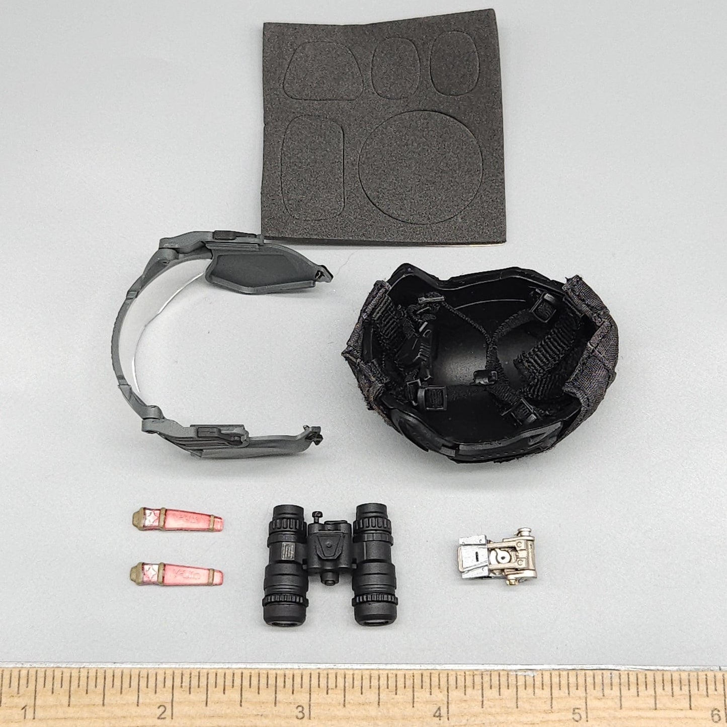 1:6 scale Easy & Simple ZERT Juggernaut Sully MCB Camo Helmet w/ Visor