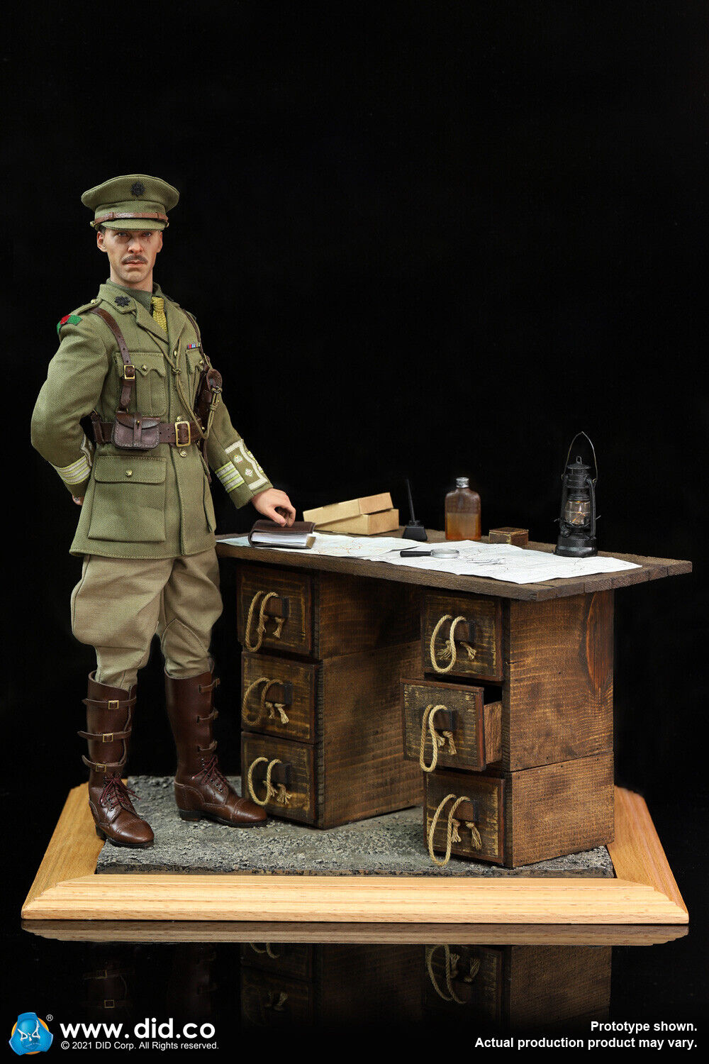 1:6 DiD WWI War Desk Diorama Set for 12" GI Joe Dragon MacKenzie #E60062 1917