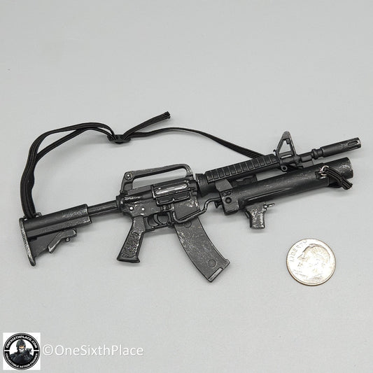 1:6 Ultimate Soldier Vietnam SEAL XM177 Rifle w/ Grenade Launcher for 12" Figure