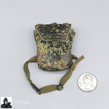 1:6 DamToys Russian Motorized Rifle Brigade Camo Gas Mask Pouch for 12" Figures