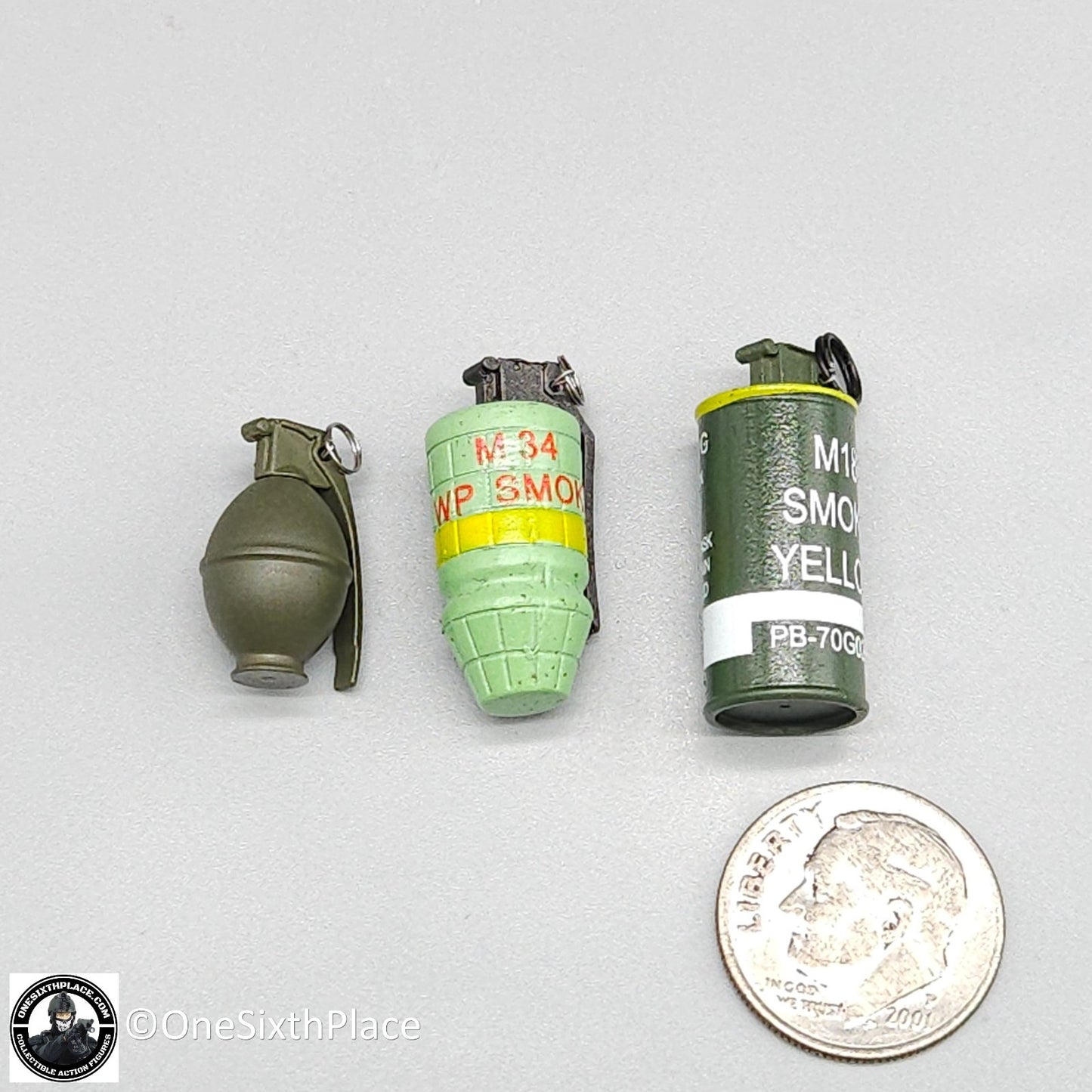 1:6 scale Ujindou US SEAL Team Rifleman in Vietnam Metal Grenades for 12" Figure