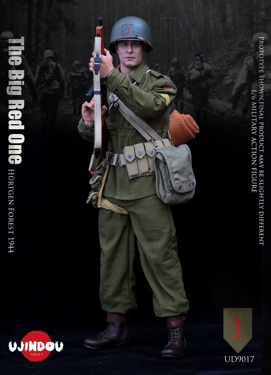 1:6 scale Ujindou The Big Red One US Army Infantryman Hürtgen Forest 1944 Figure