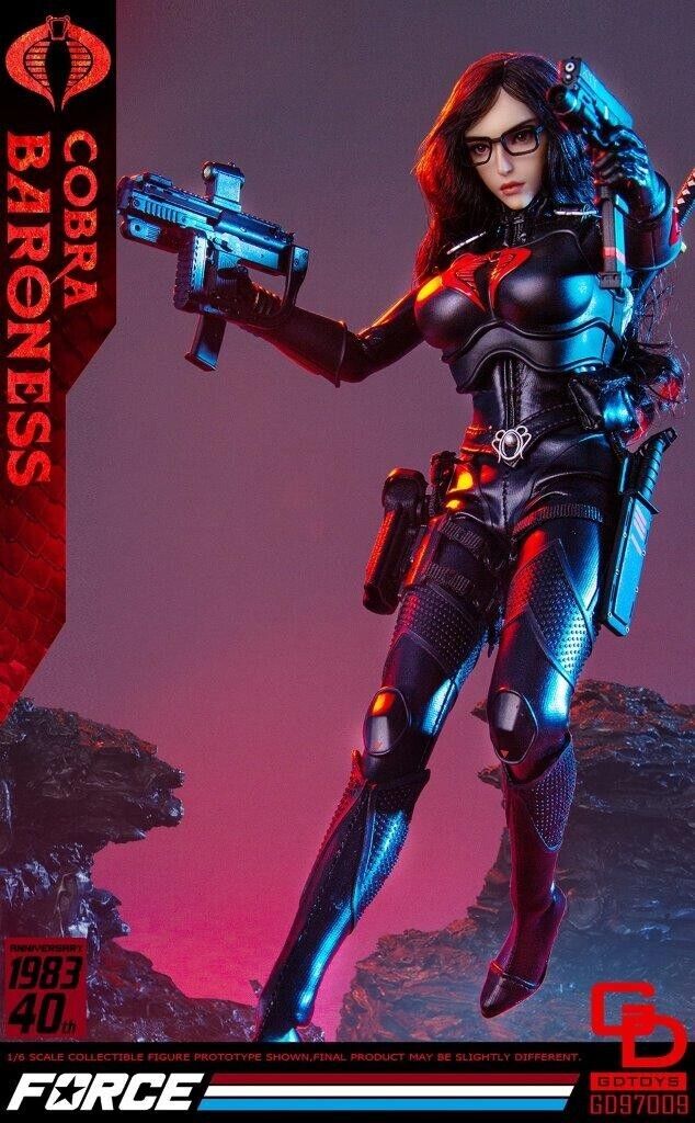 1:6 scale GD TOYS GI Joe Cobra Baroness 12" Female Figure GD-97009