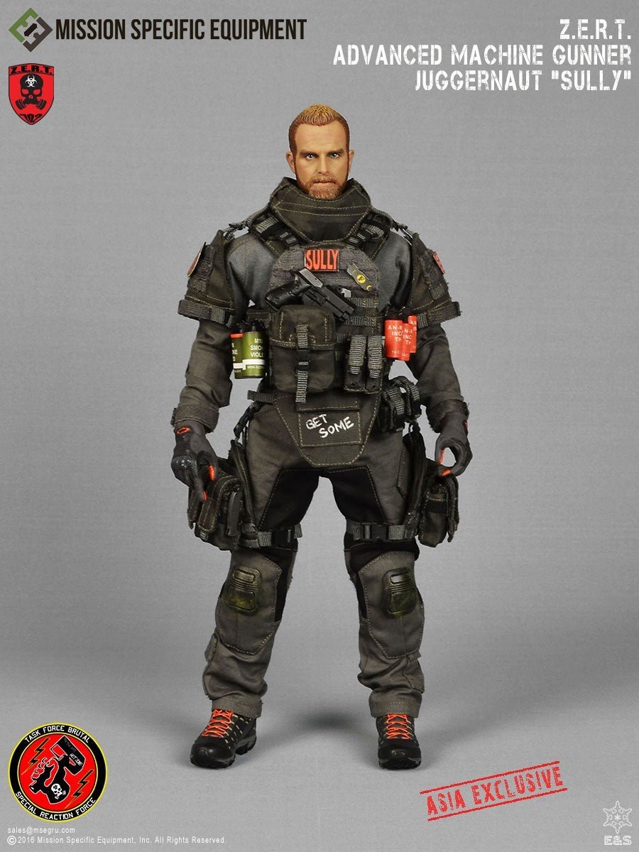 1:6 scale Easy & Simple ZERT Juggernaut Smoke Grenade Red (x1) for 12" Figures