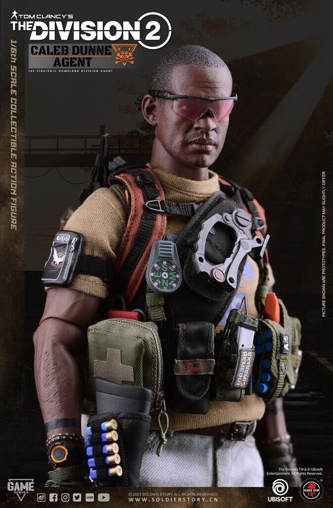 1:6 Soldier Story The Division 2 Agent Caleb Dunne 12" Figure SS=G008