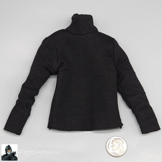 1:6 scale Flagset Serbia Sniper Mens Black Turtleneck Shirt for !2" Figures