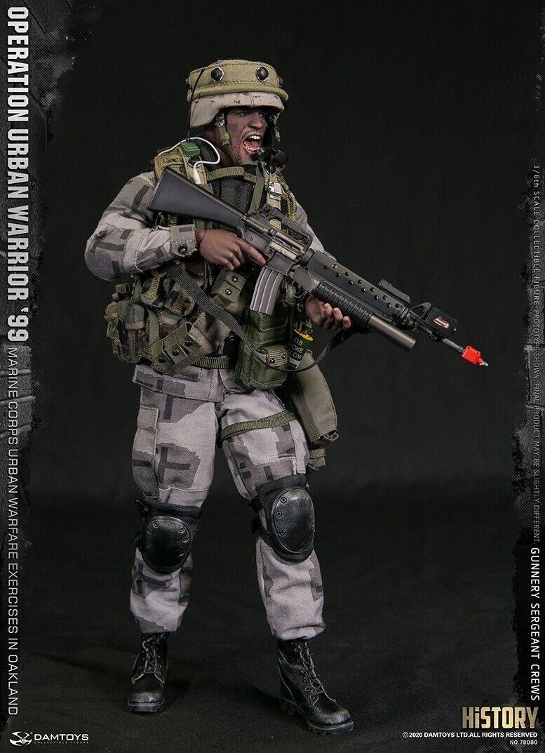 1/6 scale DamToys USMC Crews Urban Camo Uniform for 12" Figures