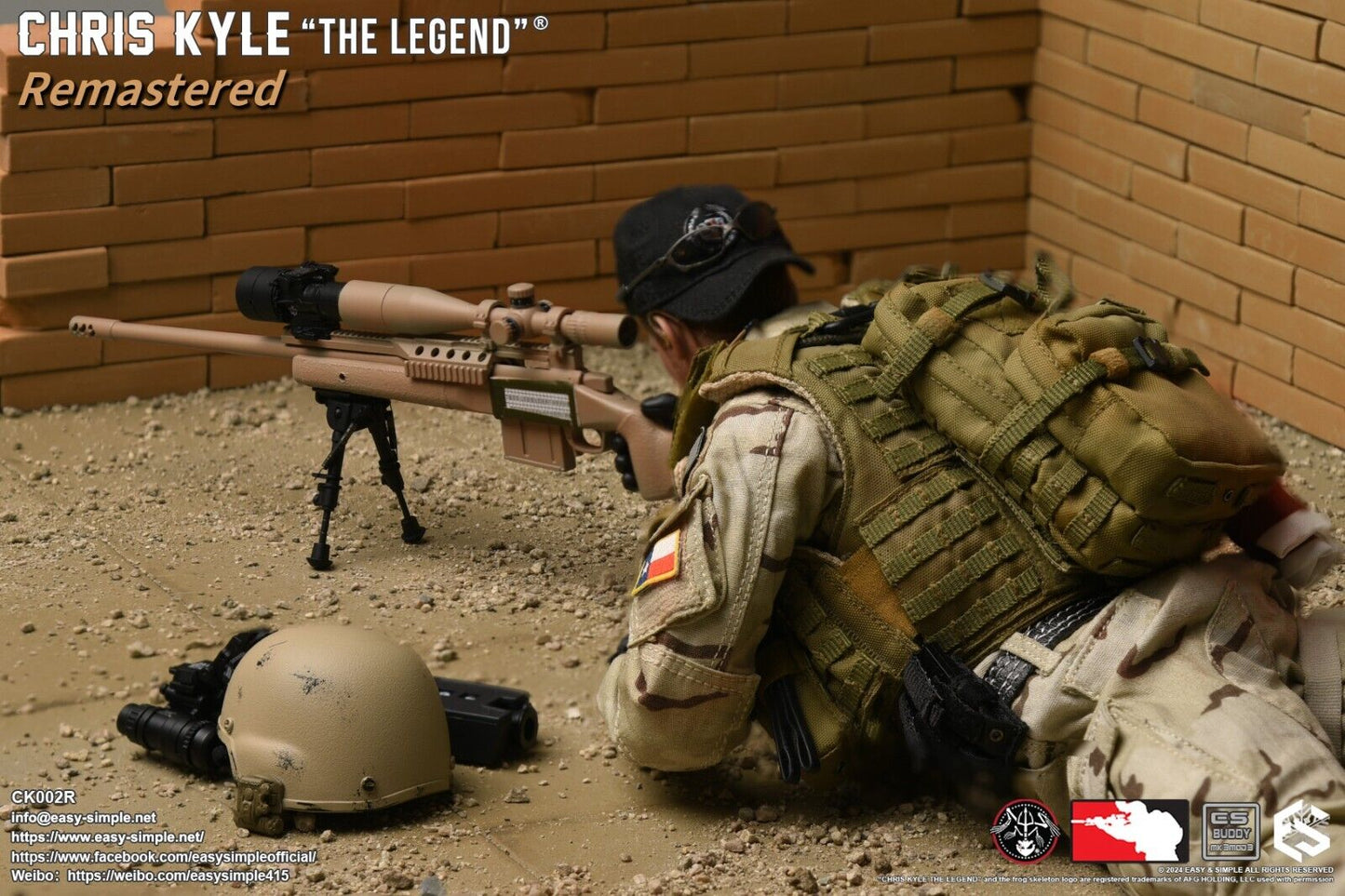 1:6 scale Easy & Simple Chris Kyle The Legend Remastered Regular Version CK002R