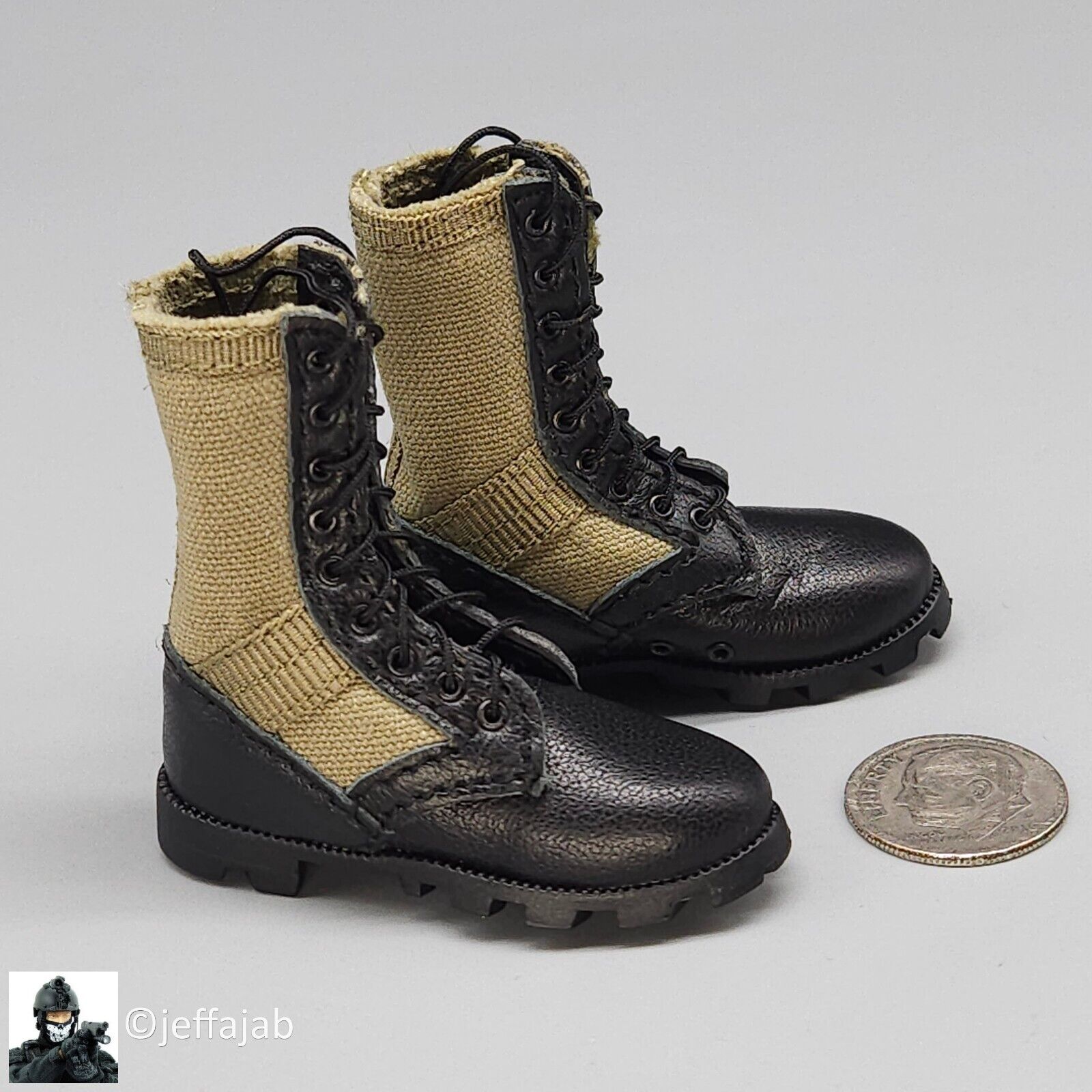 1:6 scale Ujindou Vietnam MACV-SOG Cross-Border Operation Jungle Combat Boots