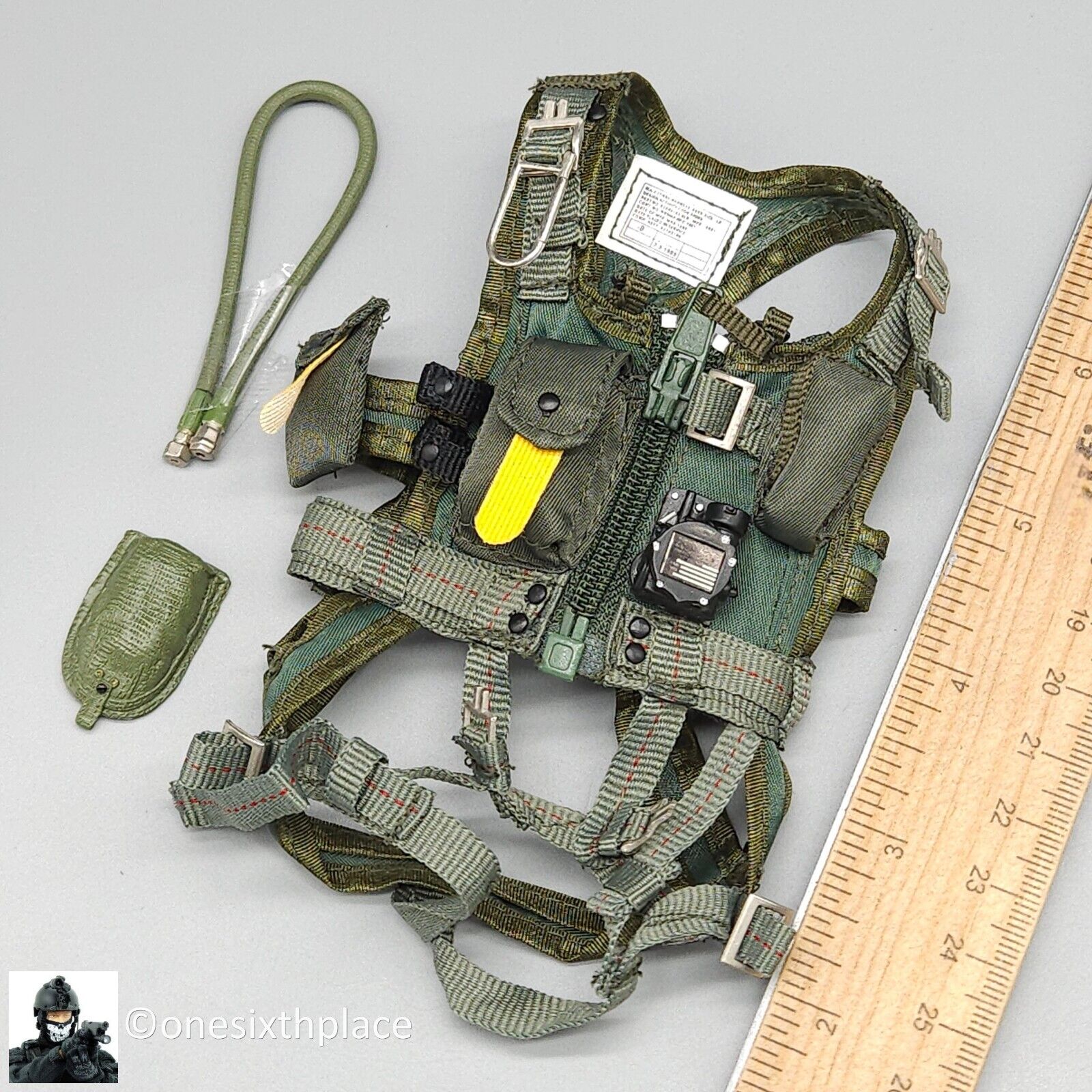 1:6 BBI Navy Pilot Flight Vest Life Preserver Equipment Set for 12" Figures