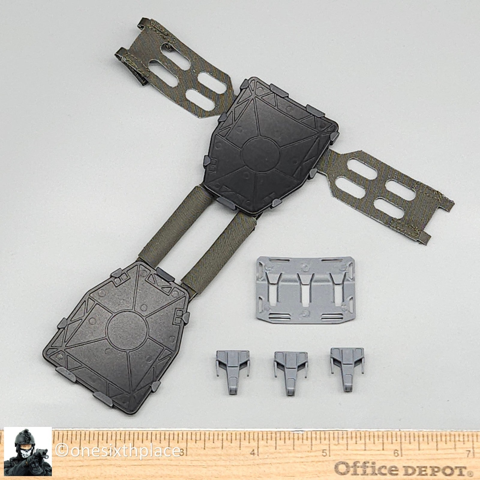 1:6 Easy & Simple PMC Plate Frame Plate Carrier w/ SMR Pouches