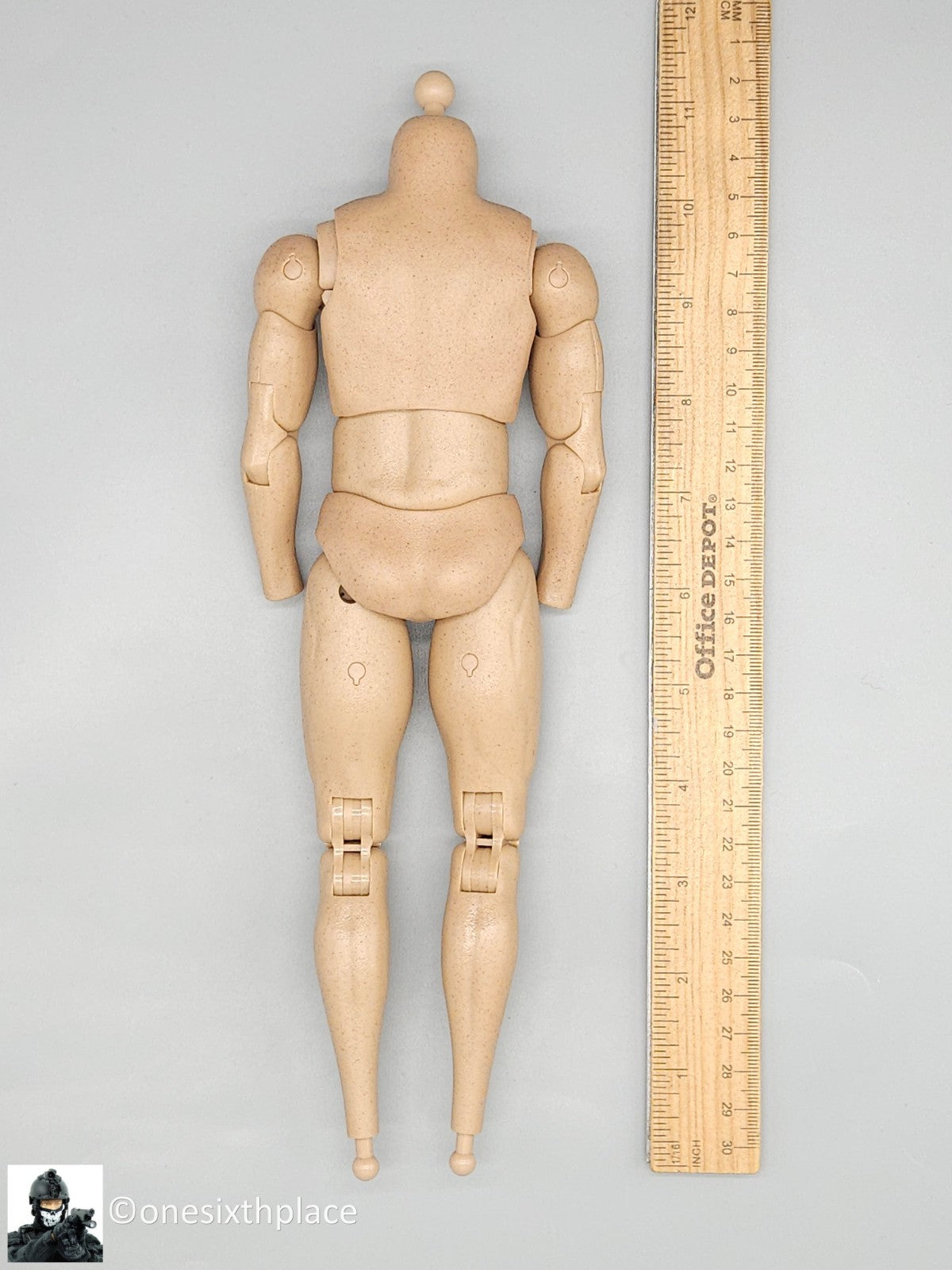 1:6 Easy & Simple Mk3Mod1 Male Nude Body READ NOTES 12" Figure