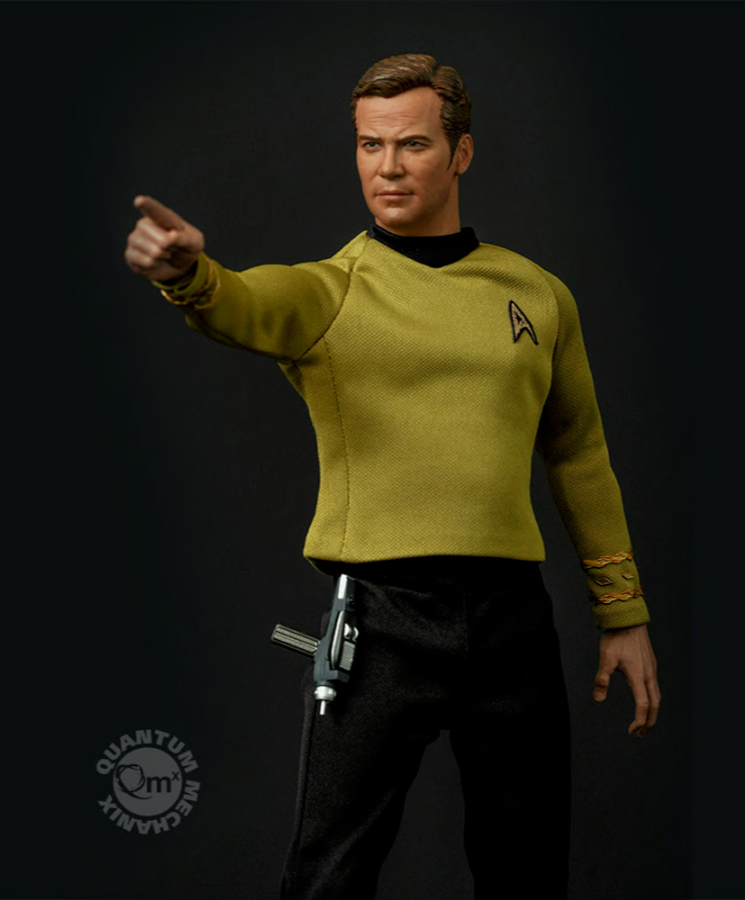 1:6 scale QMX Quantum Mechanix Star Trek Captain Kirk 12" Figure STR-0071T