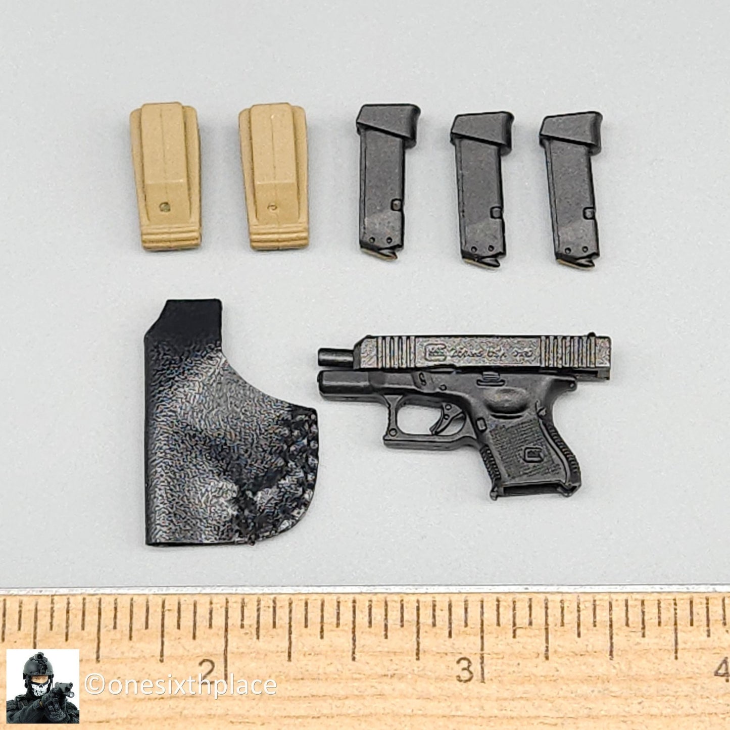 1:6 scale Easy & Simple Coalition Forces Subcompact Pistol 12" Figures 26065SC