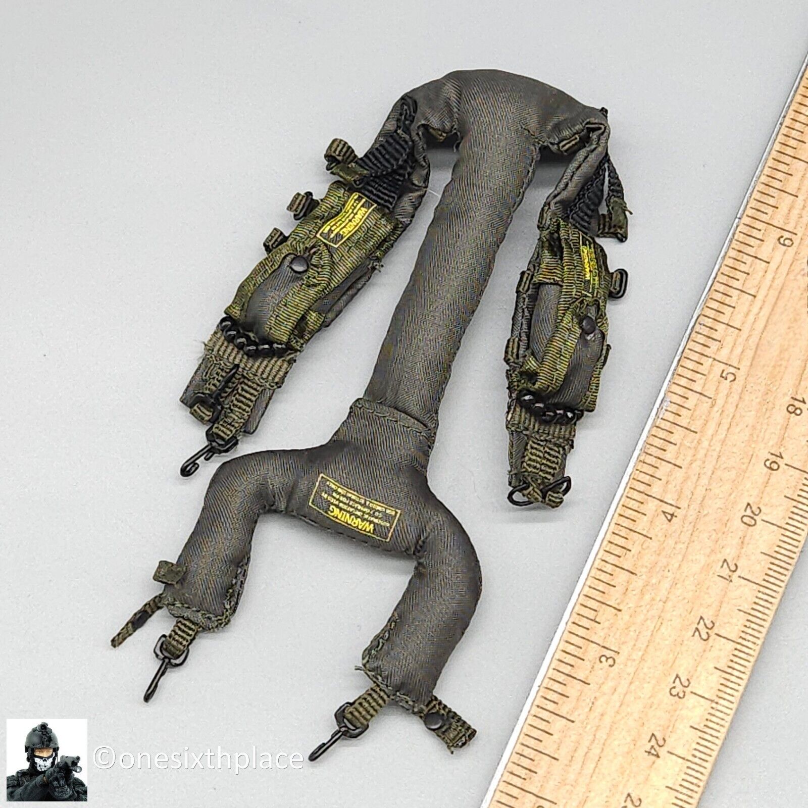 1:6 BBI Navy Pilot Flight Vest Life Preserver Equipment Set for 12" Figures
