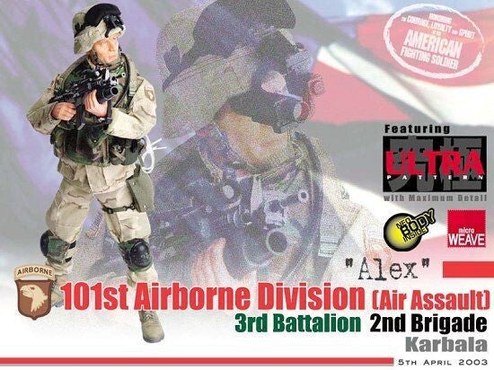 1:6 scale Dragon US Army Alex Woodland Camo Knee Pads for 12" Figures