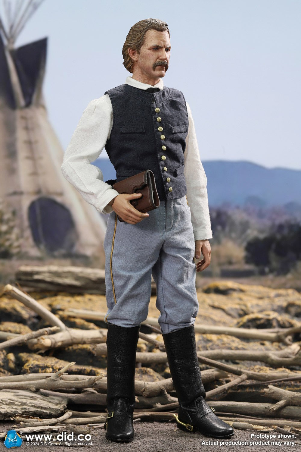 1:6 Scale DiD US Civil War Union Army Lieutenant John Dunbar 12" Figure NS80175