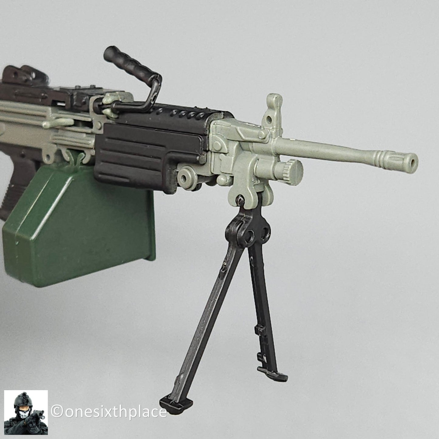 1:6 scale Hasbro GI Joe M249 SAW Machine Gun USED READ for 12" Figures