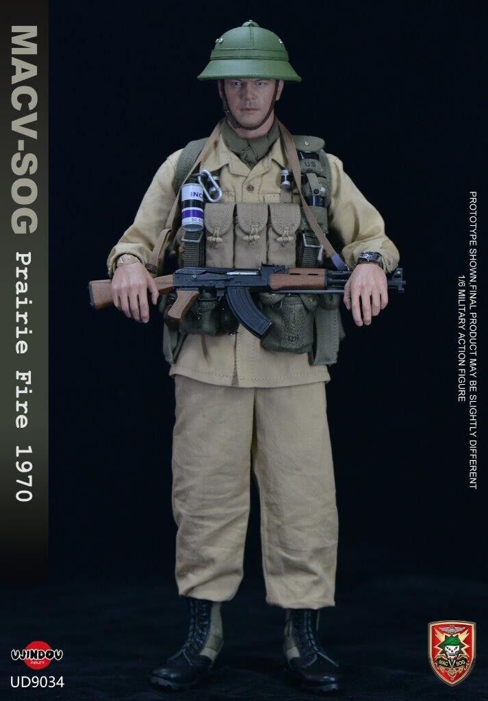 1:6 Ujindou Vietnam MACV-SOG Prairie Fire 1970 12" Action Figure UD9034