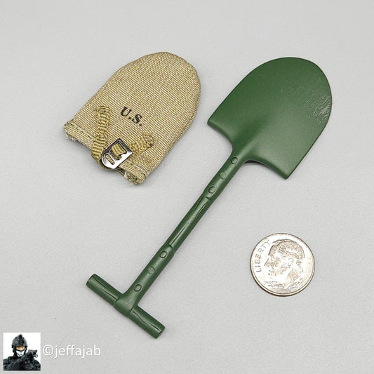 1:6 Dragon WWII US Army "Bud" M43 Shovel w/ Cover Pouch for 12" Figures