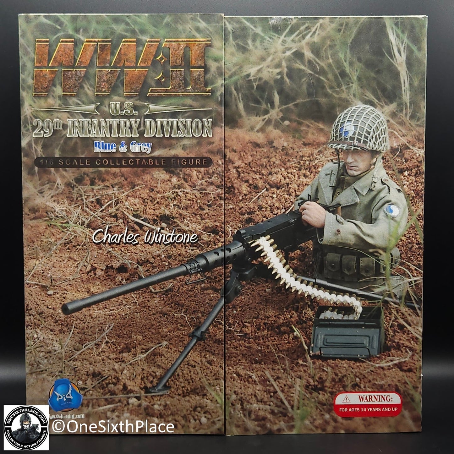 1:6 scale DiD WWII US 29th Infantry Division 1/6 Charles Winstone 12" Figure