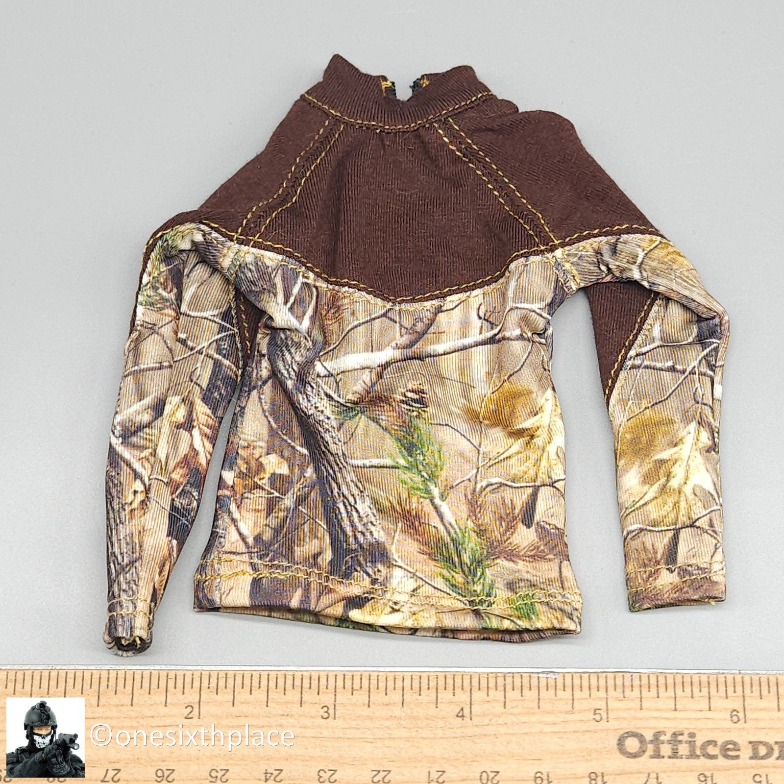 1:6 scale DamToys RealTree Camo Hunting Shirt for 12" Figures