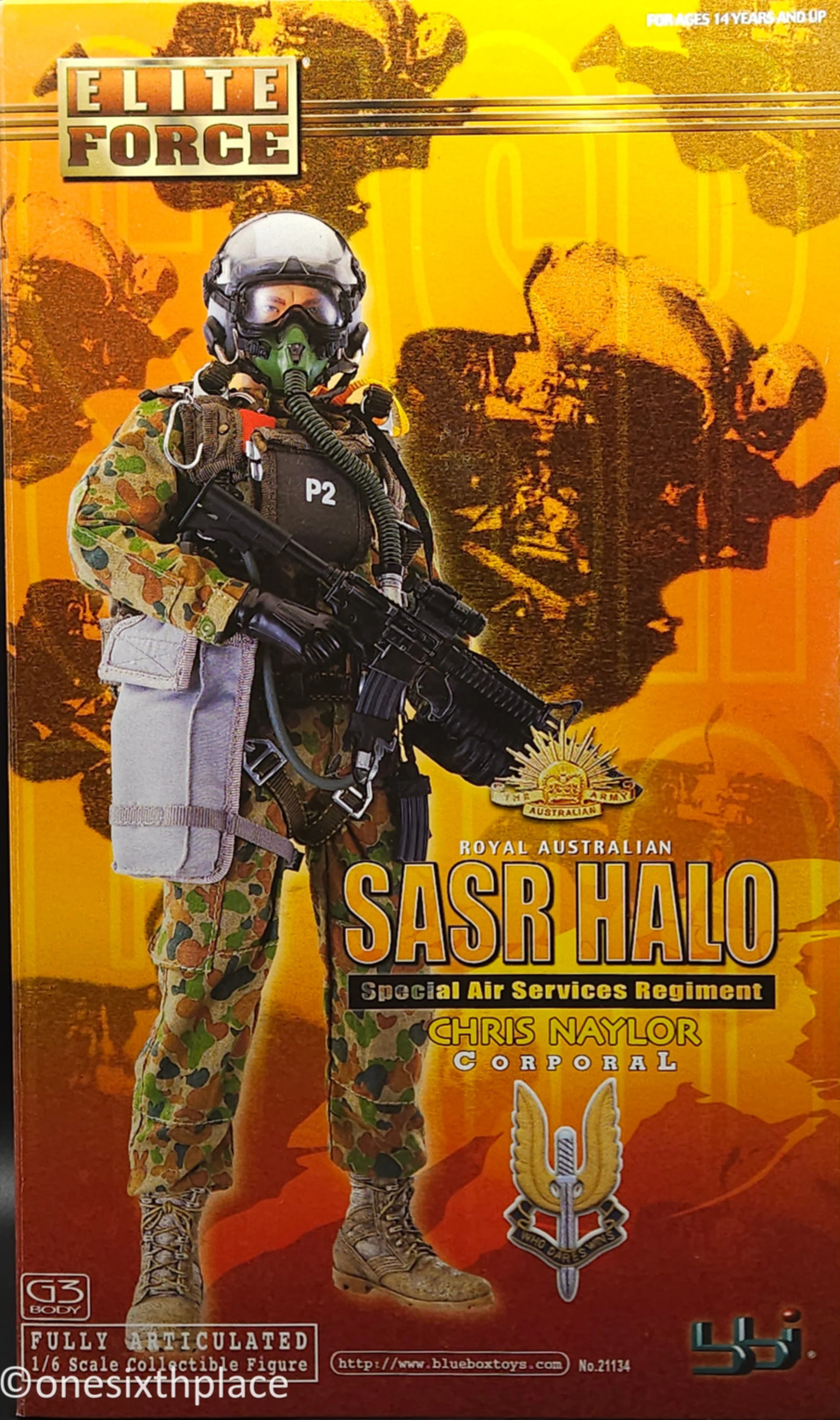 1:6 scale BBI Elite Force Australian SASR HALO Parachute Pack for 12" Figures