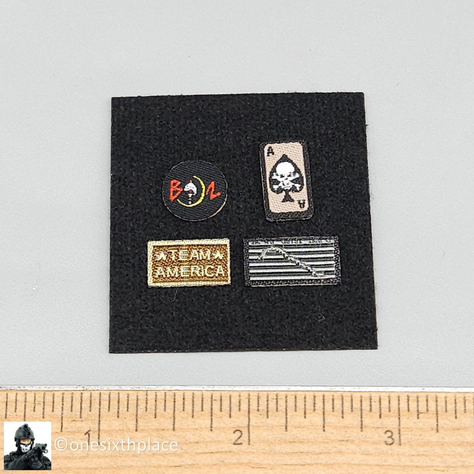 1:6 scale Easy & Simple Coalition Forces Patches for 12" Figure 26065SC
