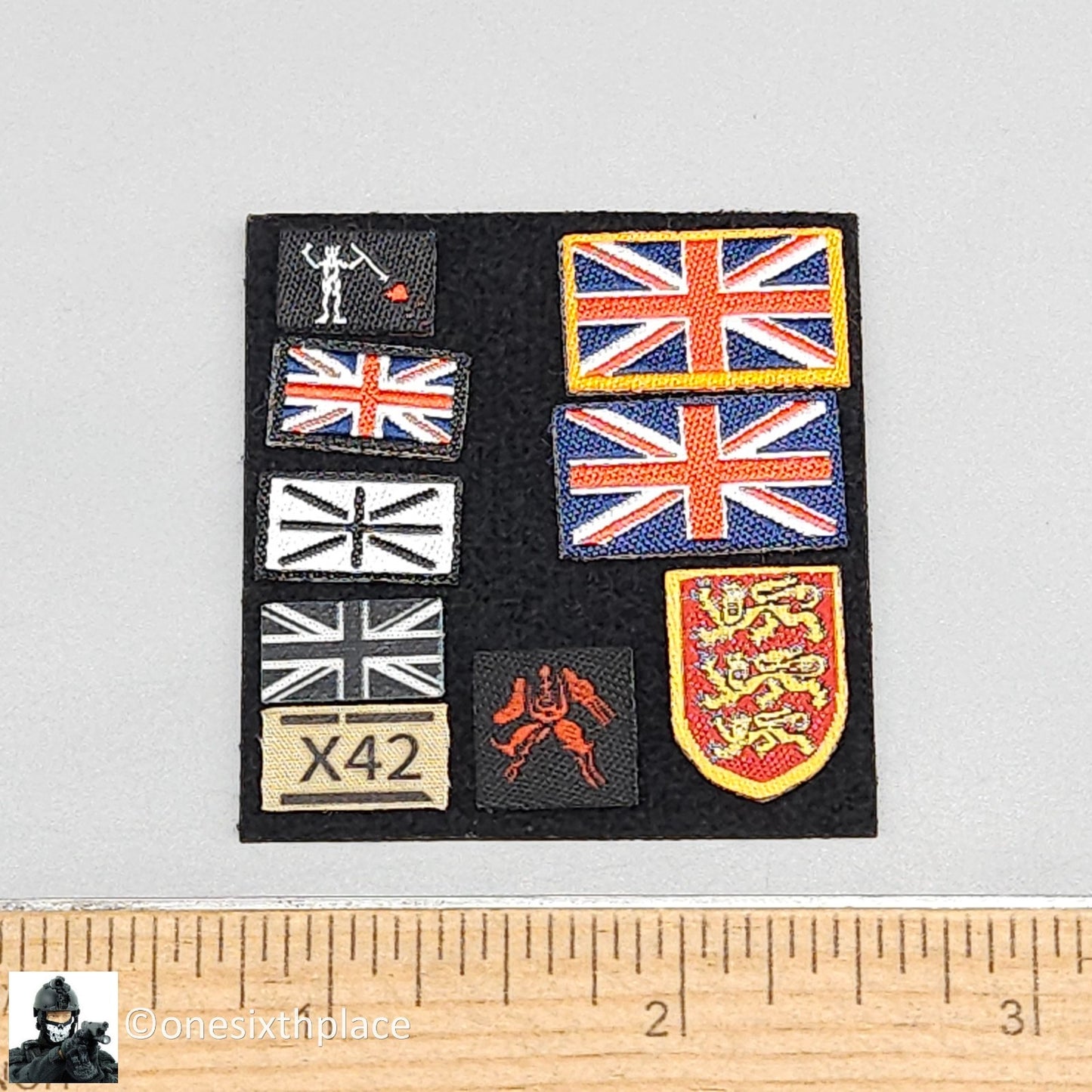 1:6 scale Easy & Simple Coalition Forces British SAS Patches Set for 12" Figures