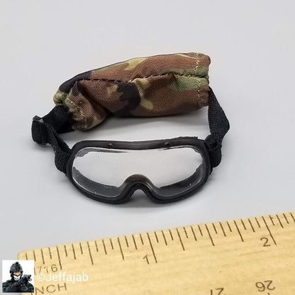 1:6 DamToys Russian Spetsnaz Vityaz Goggles w/ Woodland Camo Cover 12" Figures